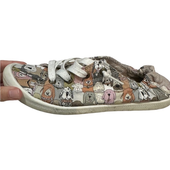 Bobs from Skechers Women’s Memory Foam Dog Print Slip On Shoes - Picture 4 of 10